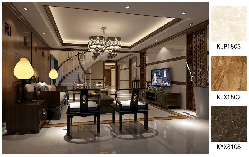 金艾陶金刚釉瓷砖梦幻玉KJP1803效果图