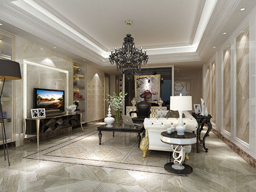 金艾陶全抛釉瓷砖:爱丁堡系列KYP8069H效果图1