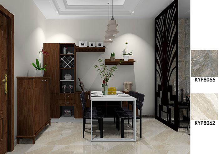 陶瓷一线品牌金艾陶瓷砖现代风格装修效果图