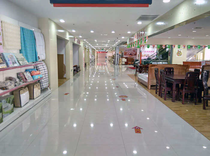 金艾陶瓷砖品牌工程案例鉴赏：武汉金盛国际家居?金银湖广场