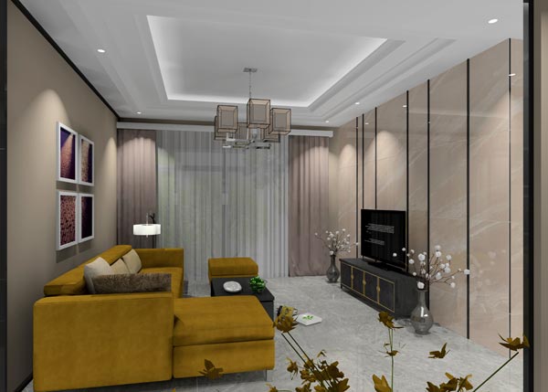 金艾陶家装:佛山灯湖华府133㎡现代简约装修效果鉴赏