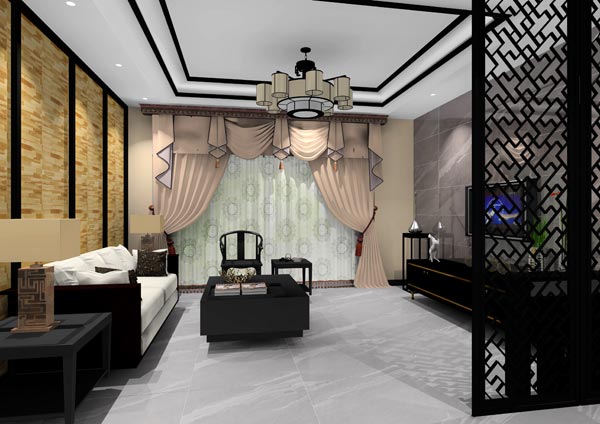 金艾陶家装：佛山灯湖华府173㎡新中式装修效果鉴赏