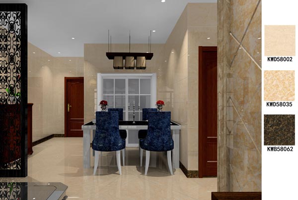 金艾陶家装：佛山保利紫山国际115㎡欧式风格装修鉴赏