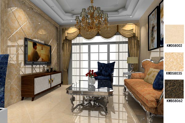 金艾陶家装：佛山保利紫山国际115㎡欧式风格装修鉴赏