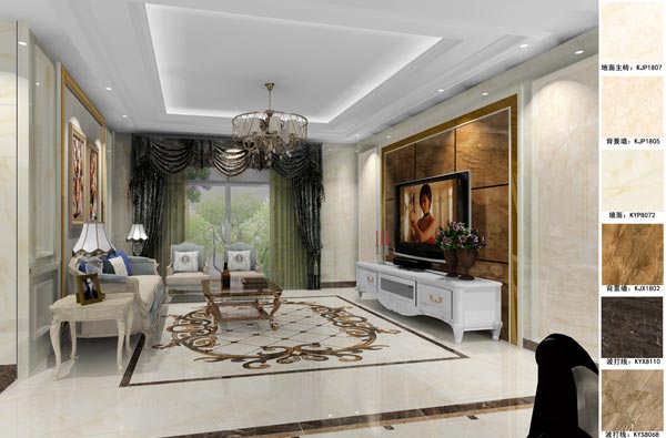 金艾陶家装:天津廊坊塞纳荣府148㎡简欧风格装修鉴赏