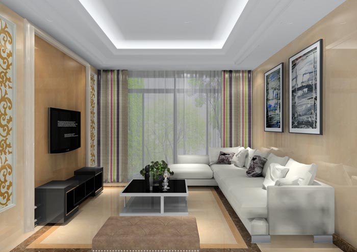 金艾陶家装：佛山水悦龙湾89㎡现代简约装修效果鉴赏