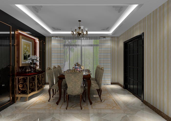 金艾陶家装:佛山水悦龙湾141㎡简欧装修效果鉴赏