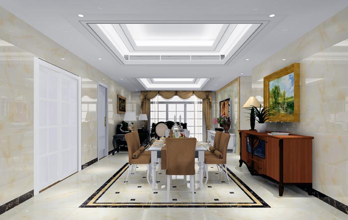 金艾陶家装:佛山恒宝御龙湾128㎡的欧式风格装修鉴赏