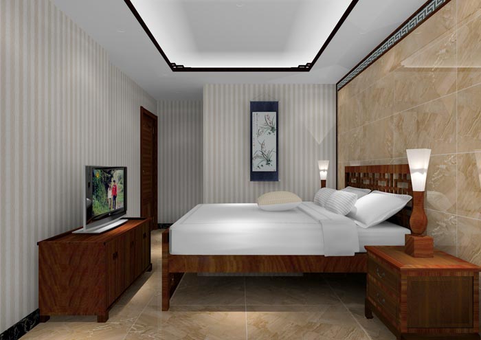 金艾陶家装:佛山狮山上林苑90㎡中式风格装修鉴赏