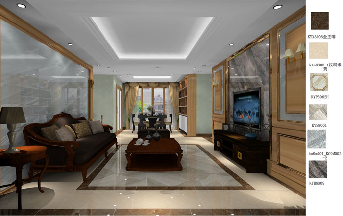 金艾陶家装：成都中环丰锦155㎡的欧式风格装修鉴赏