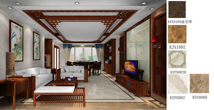 金艾陶家装：佛山禅城怡翠晋盛花园133㎡的中式风格装修鉴赏