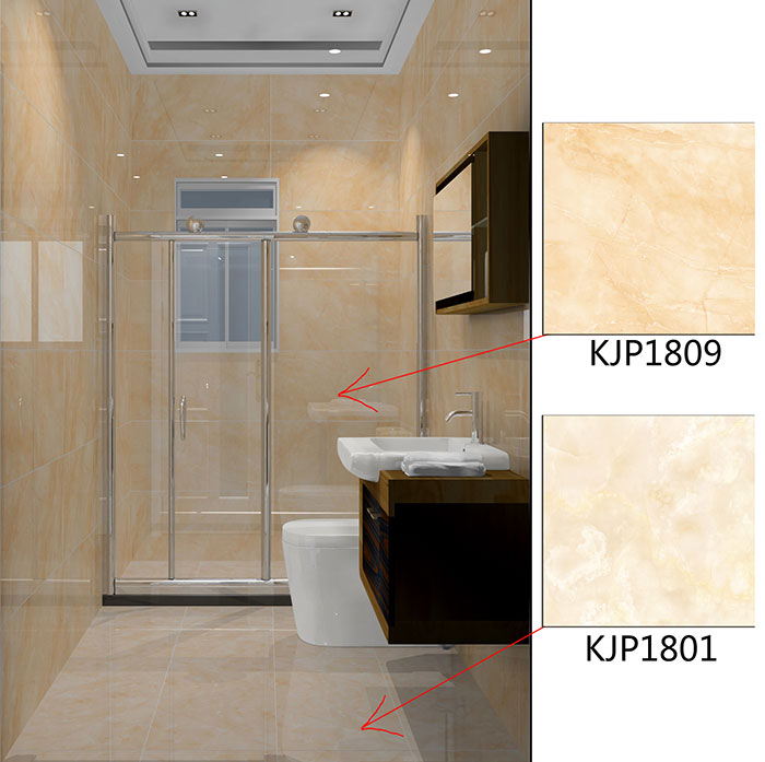 佛山美的花湾城装修案例浴室效果图