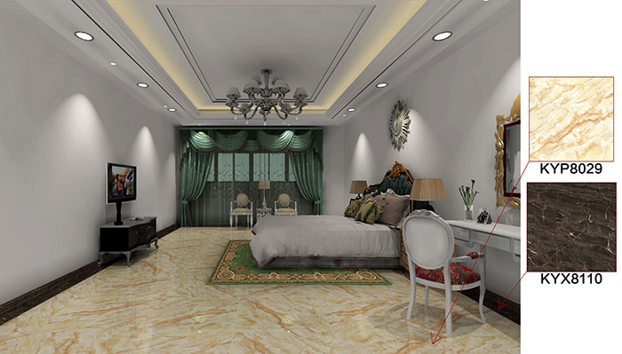 佛山万科·湖岸装修案例卧室效果图